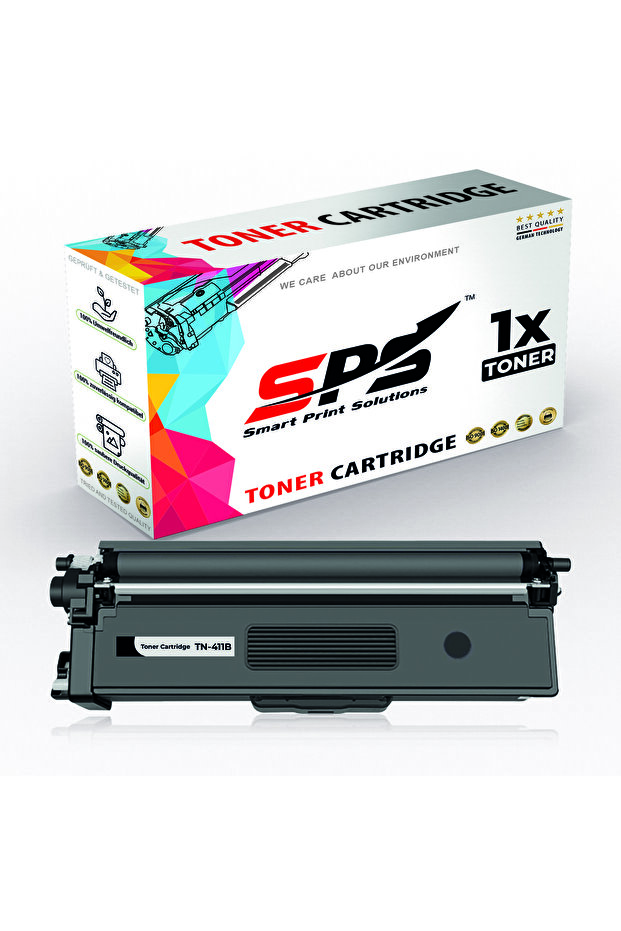 SPS Compatible Toner Cartridges for Brother | TN-411BK | 1x Black | Yield upto 3,000 Pages