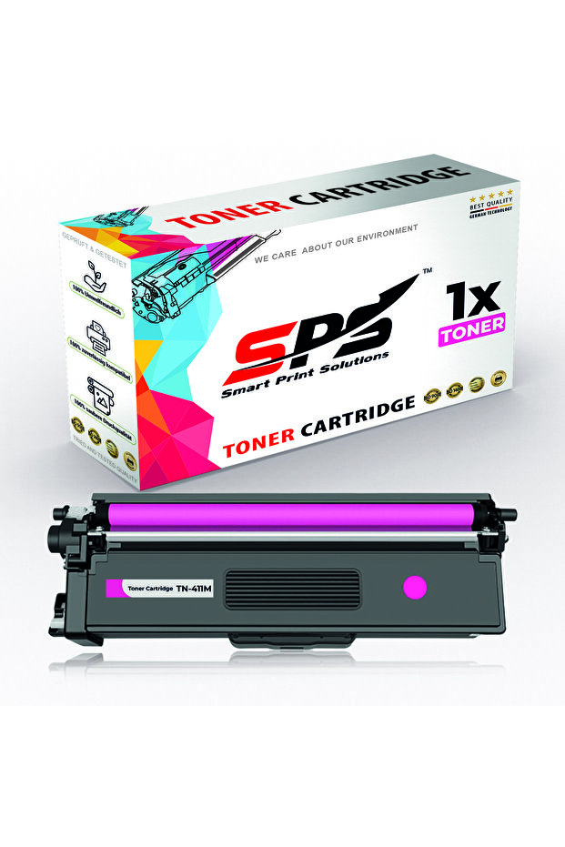 SPS Compatible Toner Cartridges for Brother | TN-411M | 1x Magenta | Yield upto 1,800 Pages