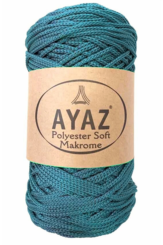 Polyester Soft Macrame Cord 1213 Petrol - 1