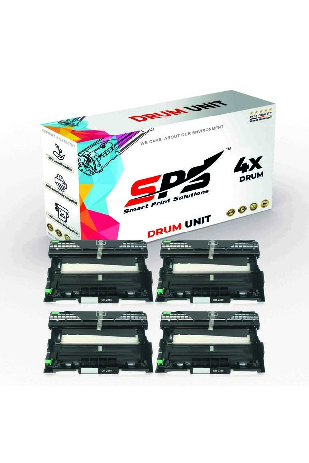 SPS Compatible Drum Cartridges for Brother | DR-2375 | 4x Black | Yield upto 12,000 Pages