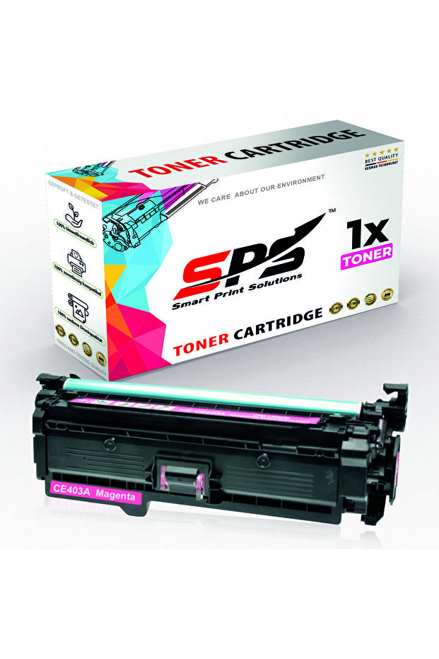 SPS Compatible Toner Cartridges for HP | CE403A 507A | 1x Magenta | Yield upto 5,500 Pages