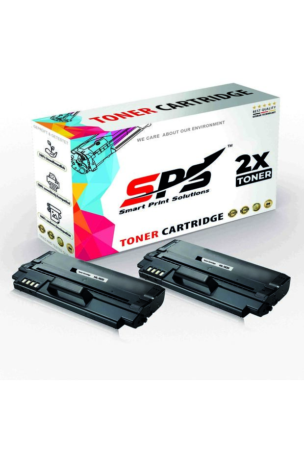 SPS Compatible Toner Cartridges for Samsung | ML-1630 | 2x Black | Yield Upto 2,000 Pages