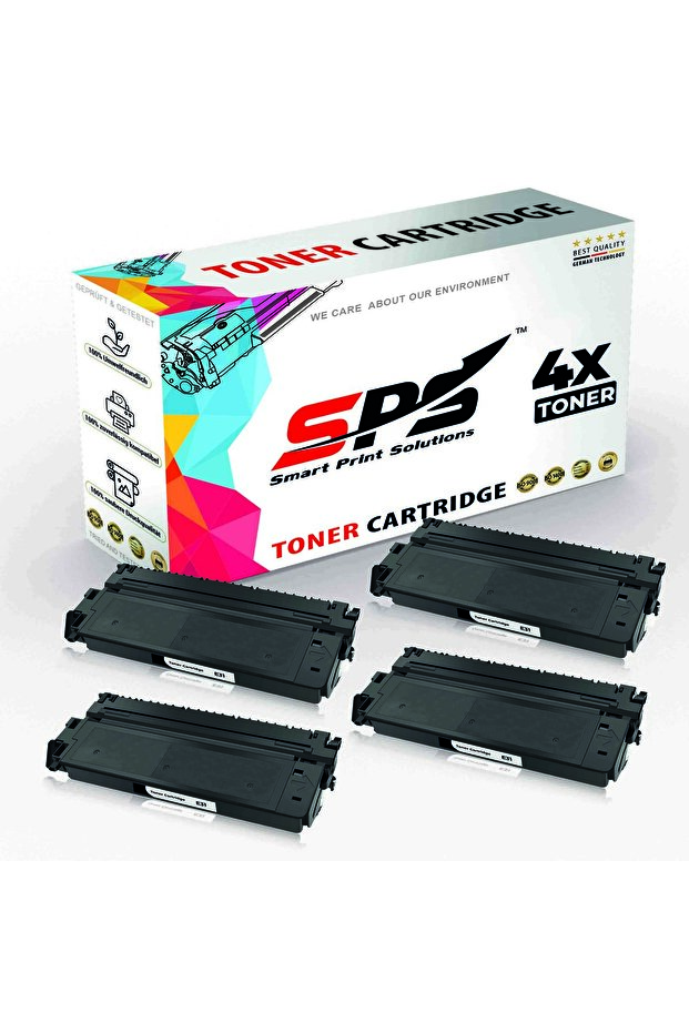 SPS Compatible Toner Cartridges for Canon | E31 | 4x Black | 4,000 Pages