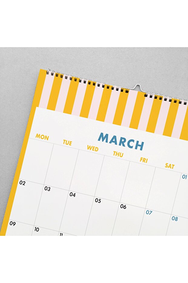 2026 Duvar Takvimi, Aylık Planlayıcı Takvim, 33X48 cm & A4 Takvim, Renkli Soyut Modern Sanat Duvar T - 3