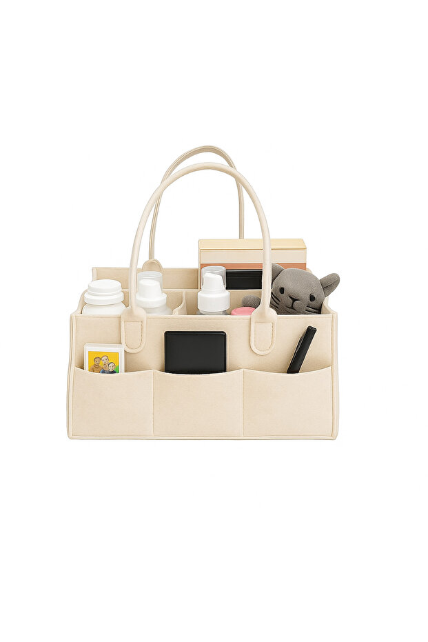 Newborn Multi-Purpose Felt Mother Baby Care Bag, Closet Organizer