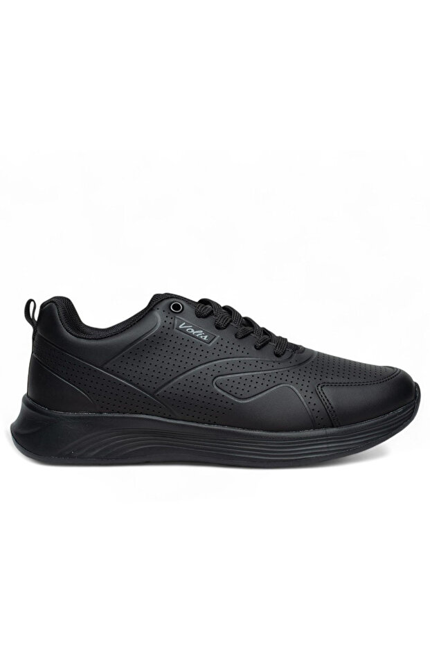 Black Memory Foam Sole Daily Lace-Up Men's Sneaker Shoes (36-45)