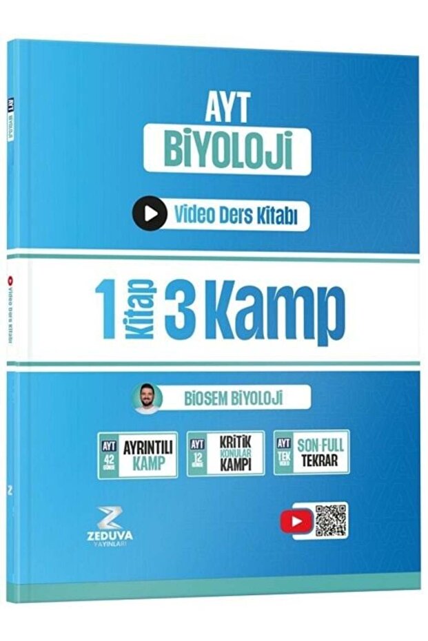 Zeduva 2026 YKS AYT Biosem Biyoloji Video Ders Kitabı - Semih Akpınar - 1