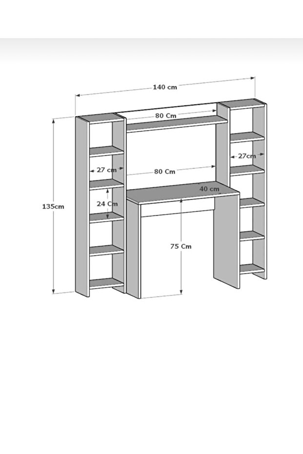 %100 MDF JULY ÇALIŞMA MASASI - 3