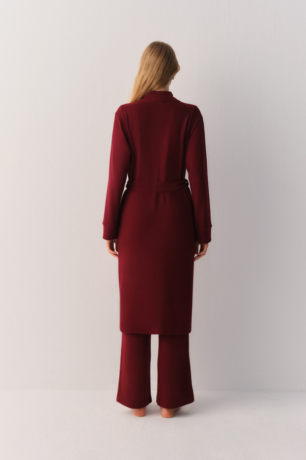 Strite Long Dressing Gown - 4