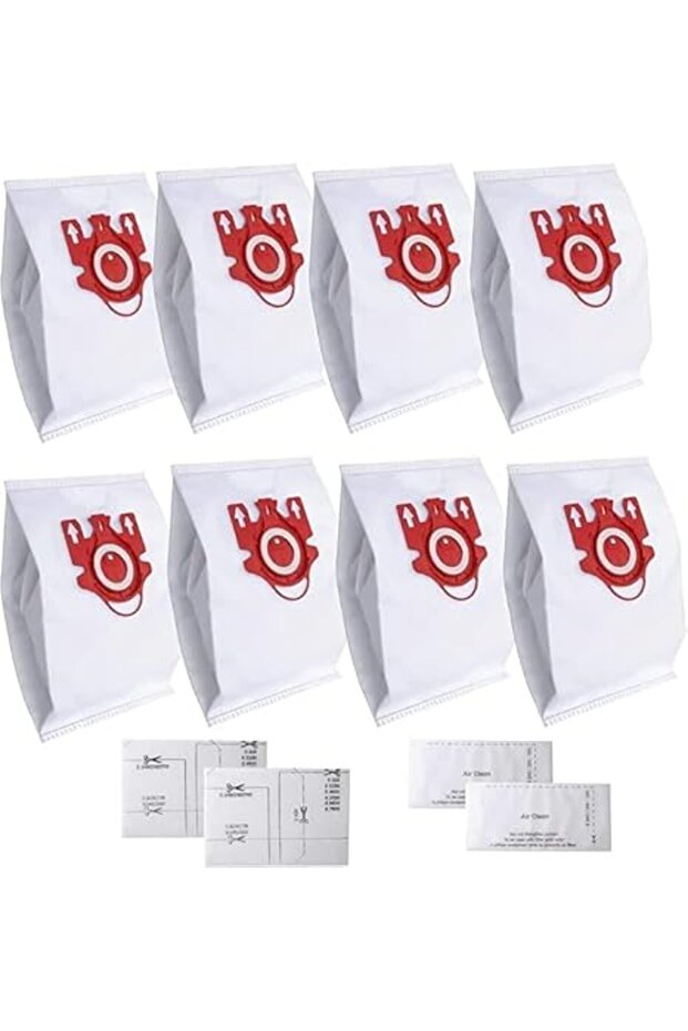 3D Airclean FJM Vacuum Cleaner Bags Compatible for Miele FJM Vacuum, Compact C2, Compact C1, Complet