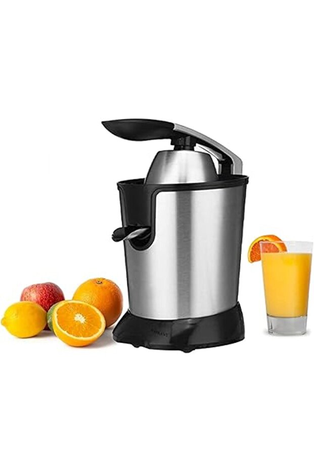 Electric Citrus Juicer Squeezer for Effortless Juicing, Stainless Steel Orange Juicer with New Power
