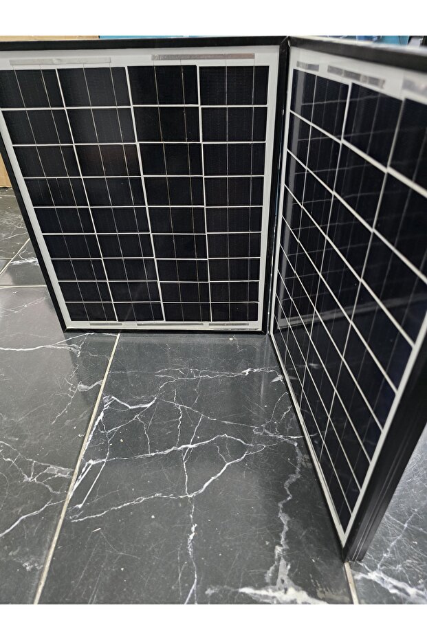 25×25 =50 watt monokristal katlanır güneş paneli - 2