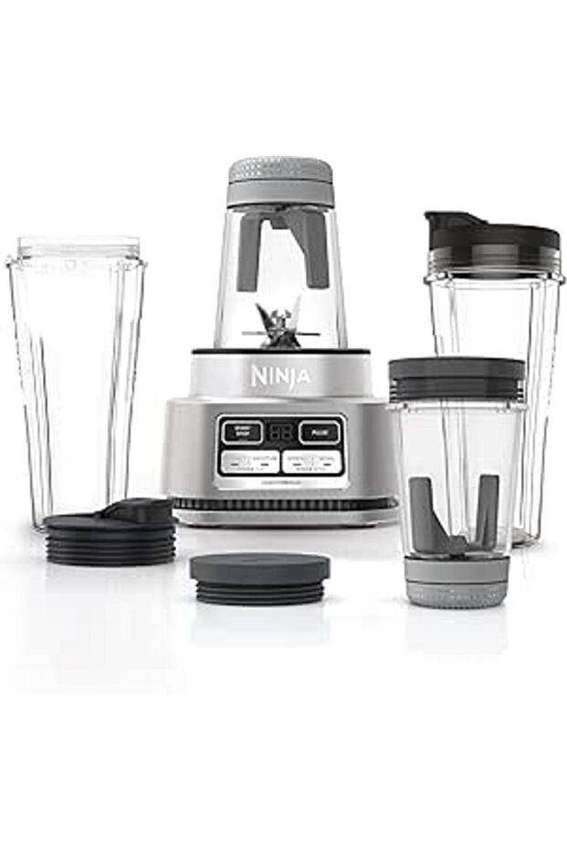 Ninja Foodi Power Nutri Blender 2-in-1, Blend Smoothie Bowls, Thick Spreads & Frozen Drinks, Automat