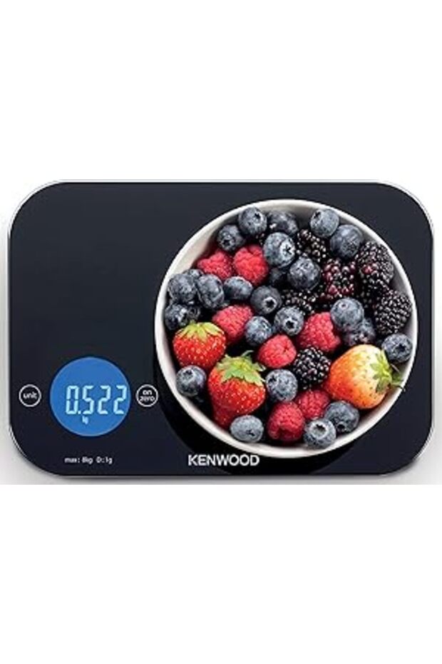 Kenwood Digital Kitchen Scale | Food Scale | Weighing Scale | Weight Scale | 8Kg/22lbs Capacity 4MM