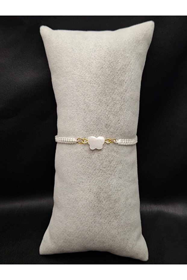 Butterfly Model Natural Stone Macrame Bracelet