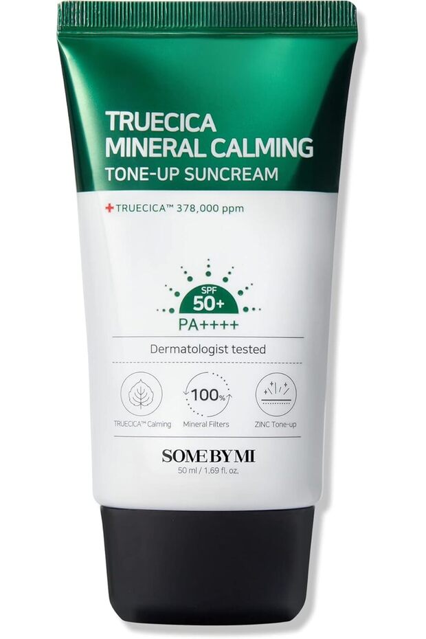 Truecica Mineral Calming Tone-Up Suncream, 50ml
