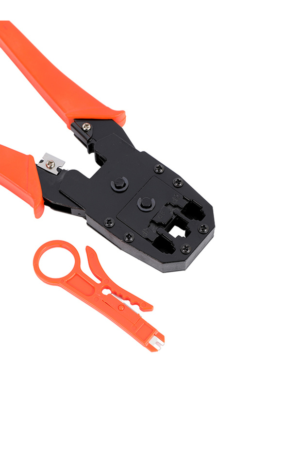 Crimping Pliers - RJ11 RJ12 RJ45 Crimper with Cutter and Wire Stripper Tool for Networking - 5