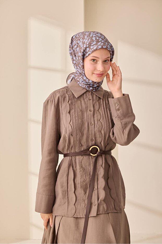 Eșarfă Aura cu model Neşe - 1