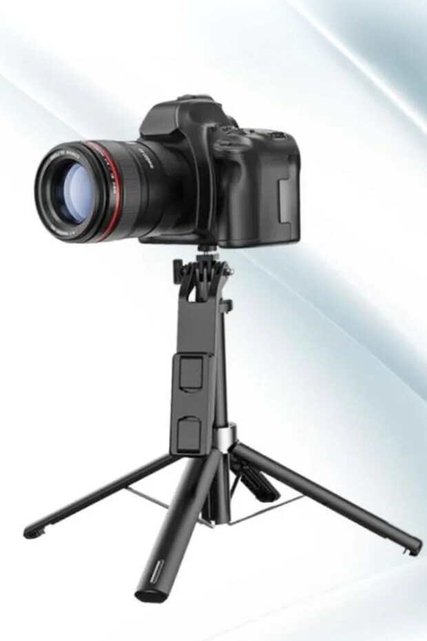 2 in 1 2.2m Extending Selfie Stick with Remote Control Tri with Camera and Phone Attachment - 4