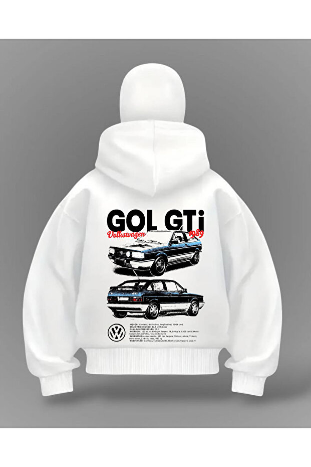 Gol Gti Detail Full Mask Oversize Cardigan