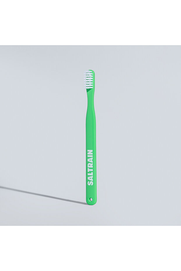 Korean Toothbrush with Soft Bristles for Gentle & Effective Cleaning - Green