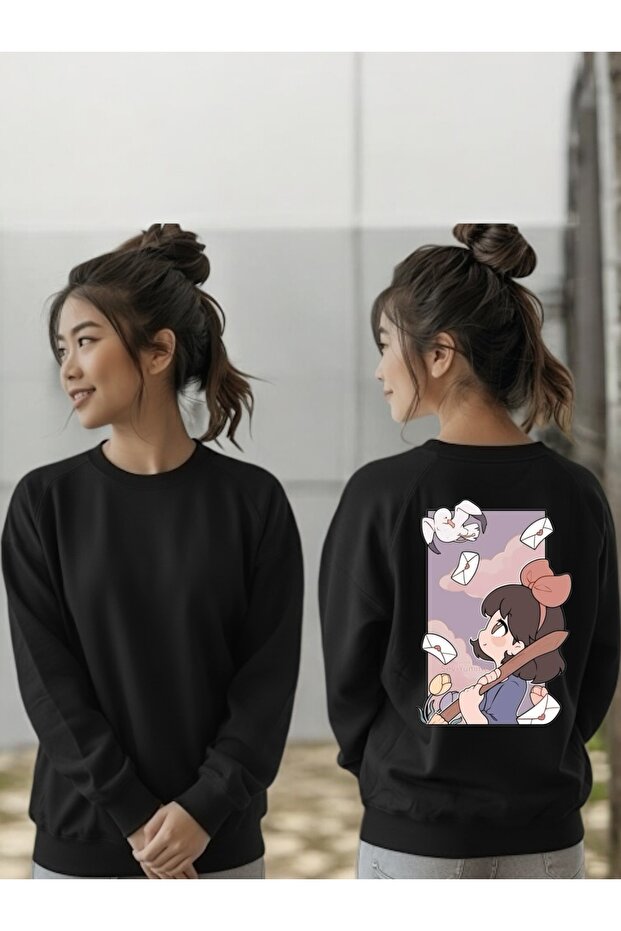 Unisex Long Sleeve Mission Passed Transfer Printed Crew Neck Sweatshirt