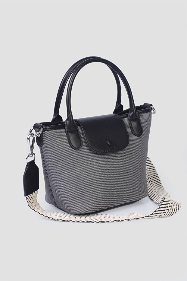 Black Women's Hand and Shoulder Bag Im586