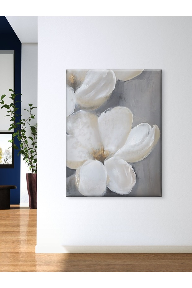 ÇİÇEK BASKI KANVAS TABLO - 6