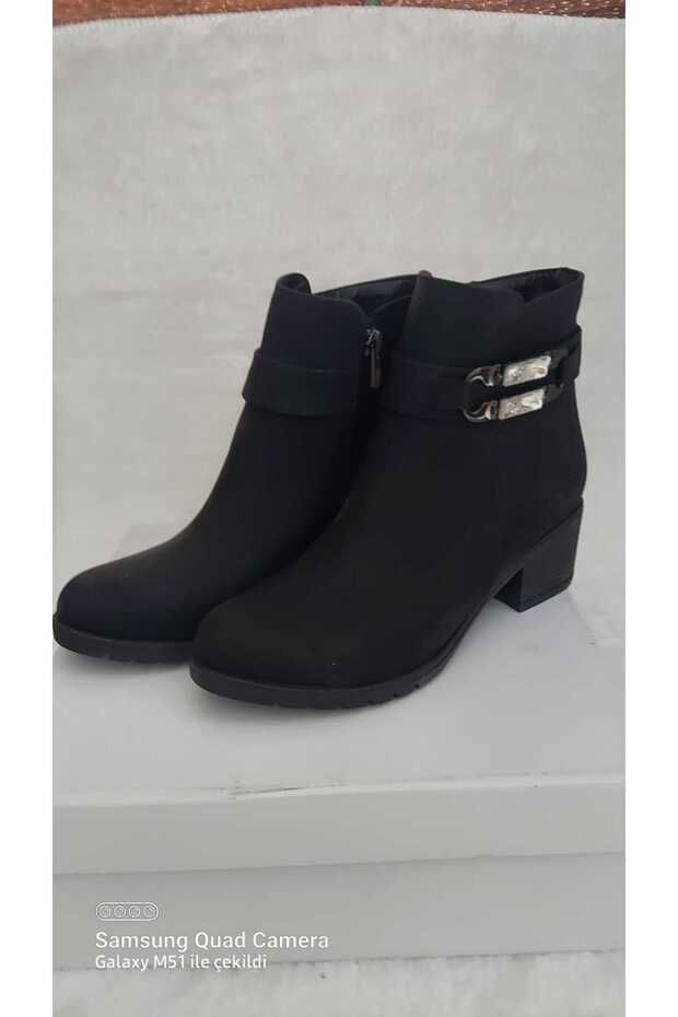 Women's Buckle Zippered Orthopedic Heel Boots