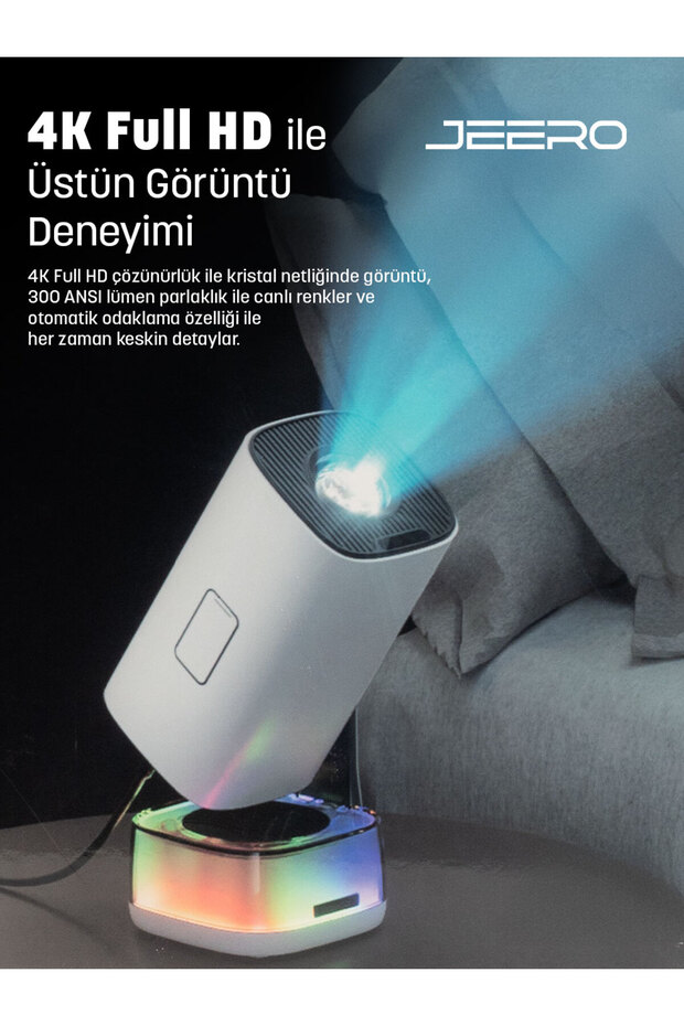 K6 Dual Microphone Karaoke Projector(Türkçe Menü Android13) - 4