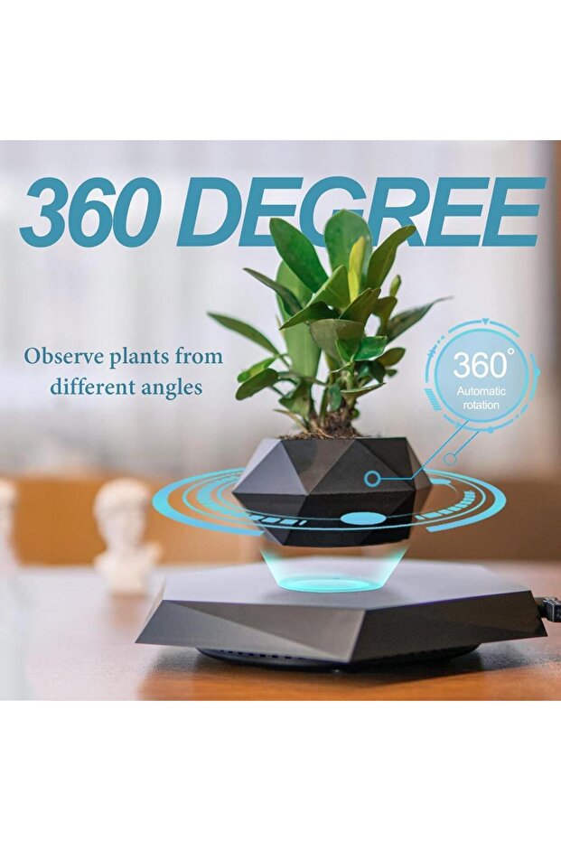 وعاء نباتات عائم بقاعدة سداسية - 2