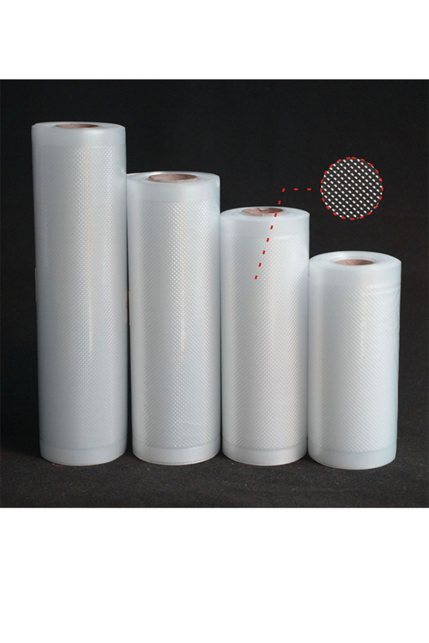 30cm X 5m (2 Adet) Rulo Tırtıklı Vakum Makinesi Poşeti Vakum Poşeti - 7