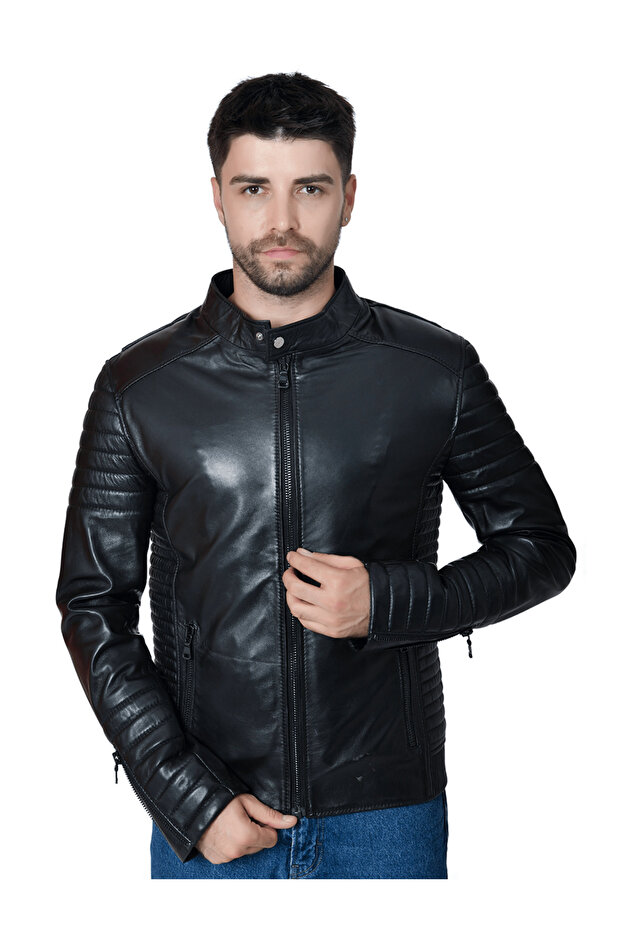 سترة جلدية للرجال 172 - 1