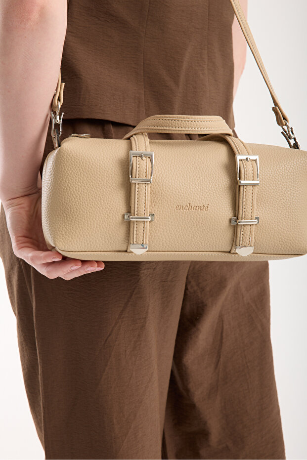 Krem Kadın Çanta Karavan - 5