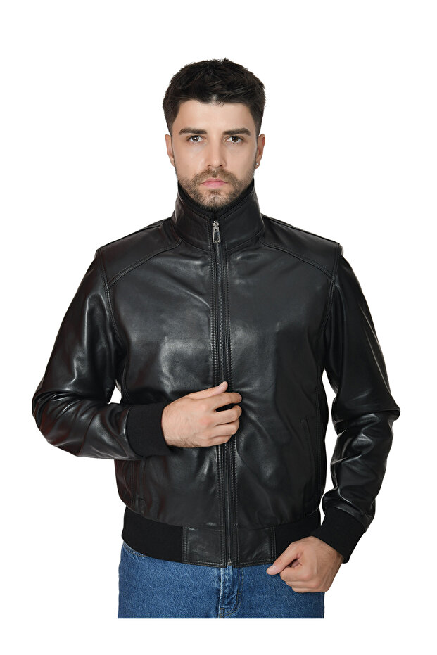 Men's Leather Jacket 2525 - 1