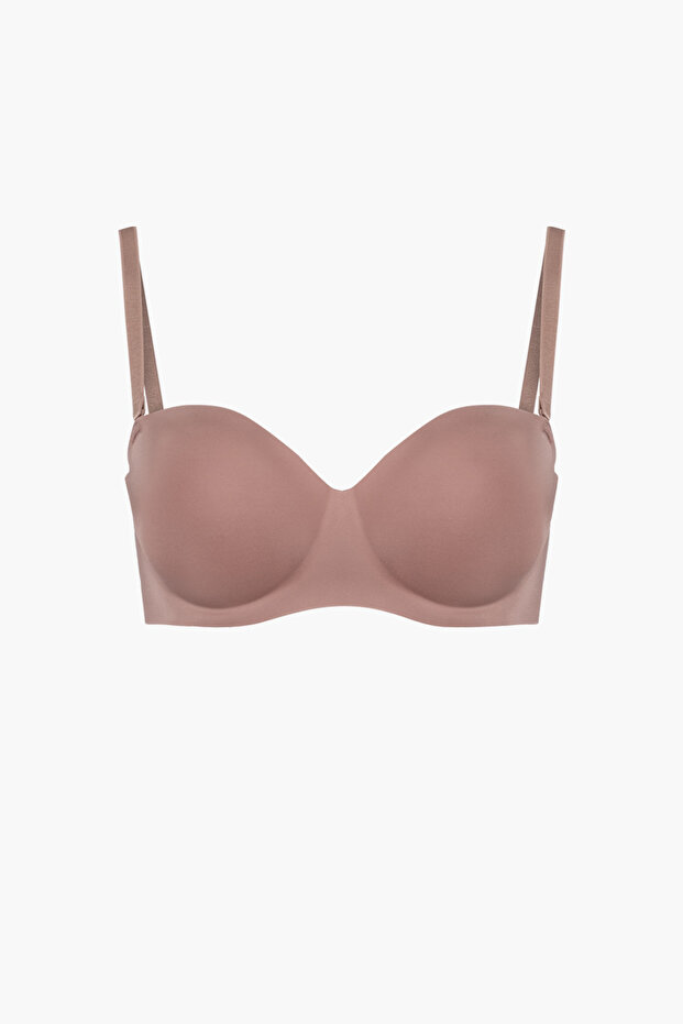 Laser Cut Basic Underwireless Supported Strapless Bra - Ultifit - 2