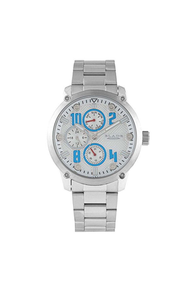 Combat II White 3563 G 2 SWS SS Case & Band Multifunction Men's Watch