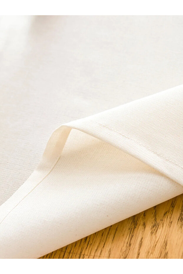 LCW HOME Ekru Yazı Nakışlı Runner 45x150 Cm - 4