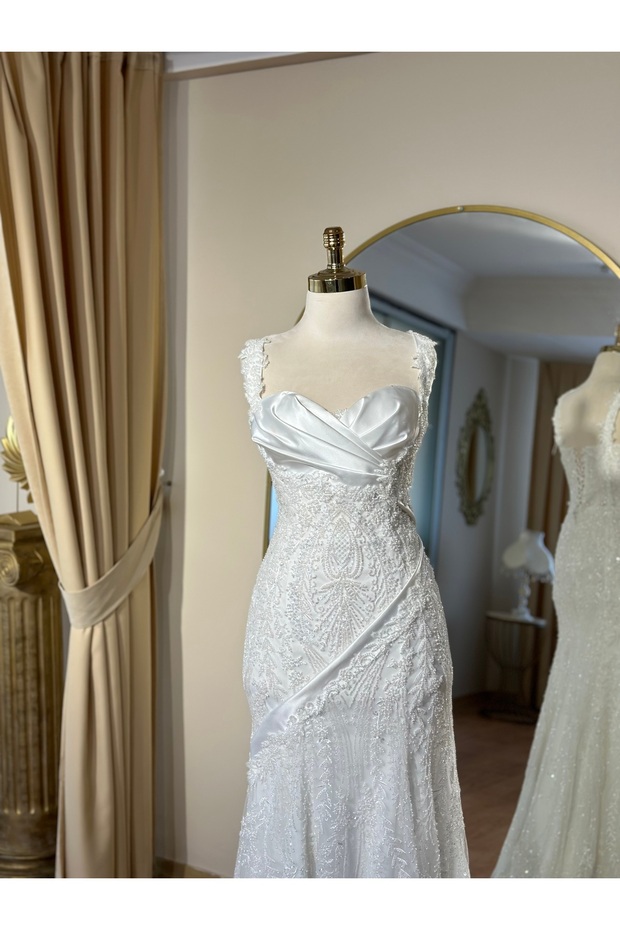 Dantelli-Drape Detay Balık - 2