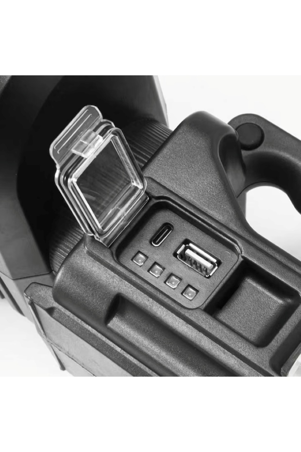Multifunctional Flashlight with Battery and Handle, Strong Intensity, 10 Modes, Rechargeable - 8