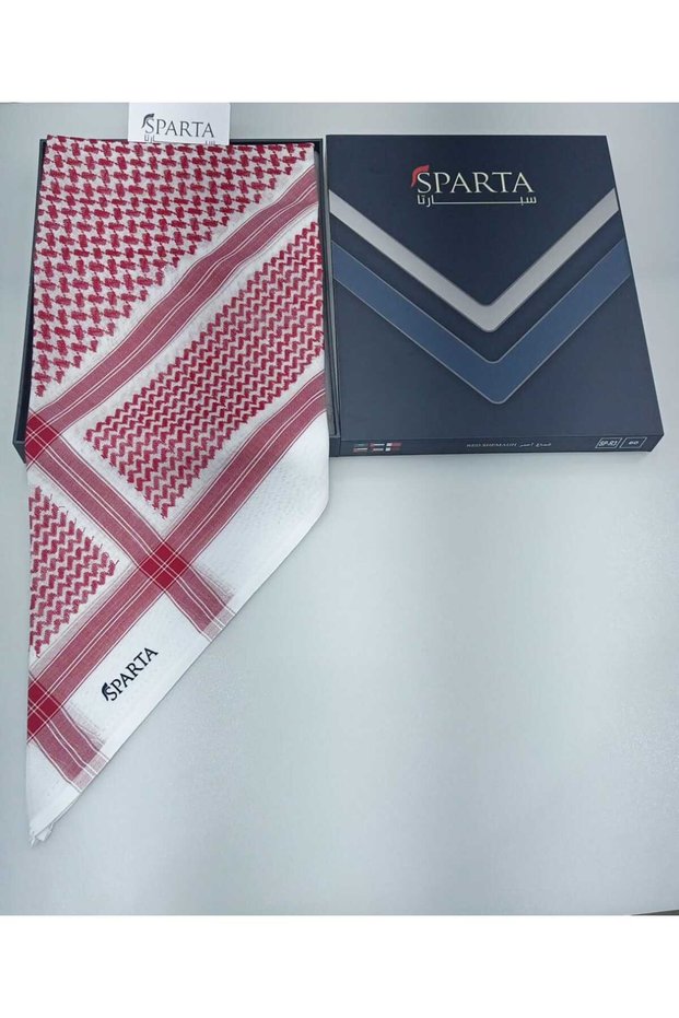 Men's red Sparta shemagh
