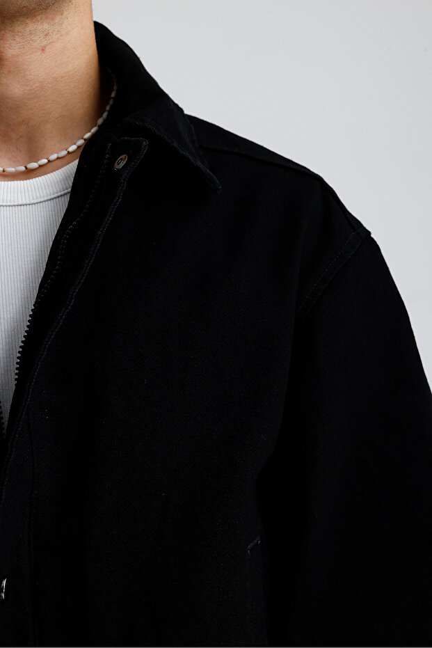 Basic Oversize Kot Ceket - 7