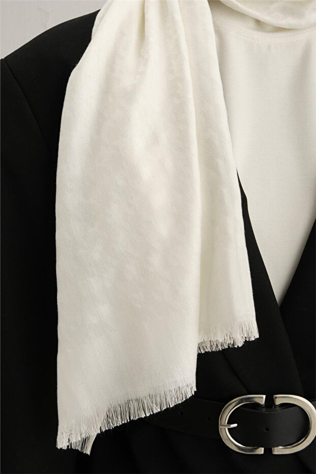 Viscon Houndstooth Pattern Shawl 3 11 - 3