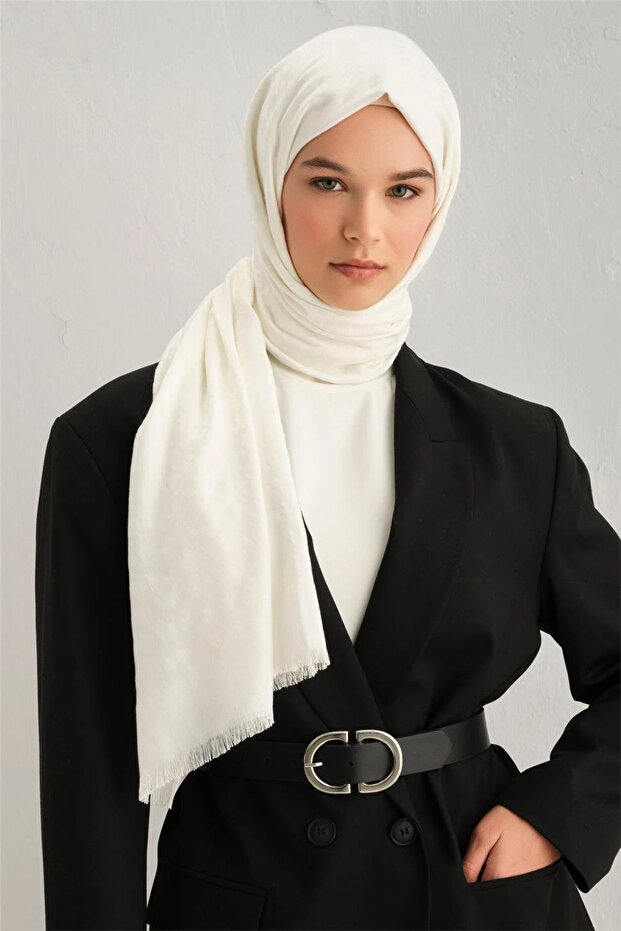 Viscon Houndstooth Pattern Shawl 3 11 - 1