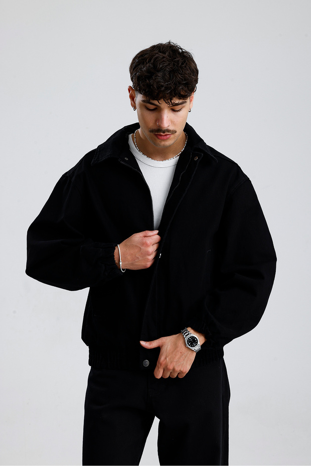 Basic Oversize Kot Ceket - 4