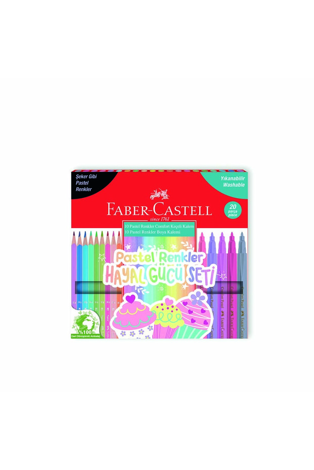 Pastel Colors Imagination Set 20 Pieces 000107