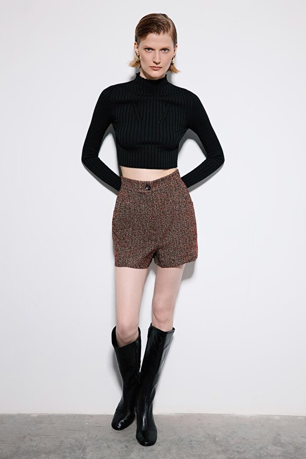 Pens Detaylı Multi Tüvit Şort - 7