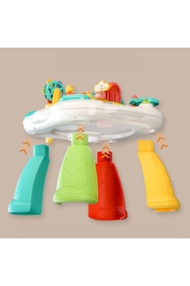 Interactive Table with Educational Panel and Piano, - 8