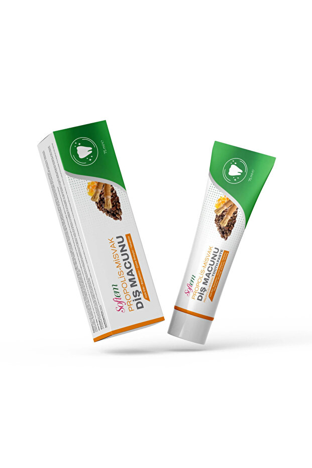 PROPOLİS ve MİSVAKLI DİŞ MACUNU - 75ML - 2