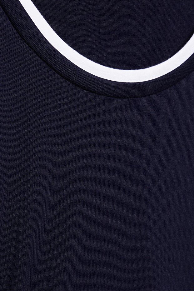 Çift katlı uzun kollu tişört - 6